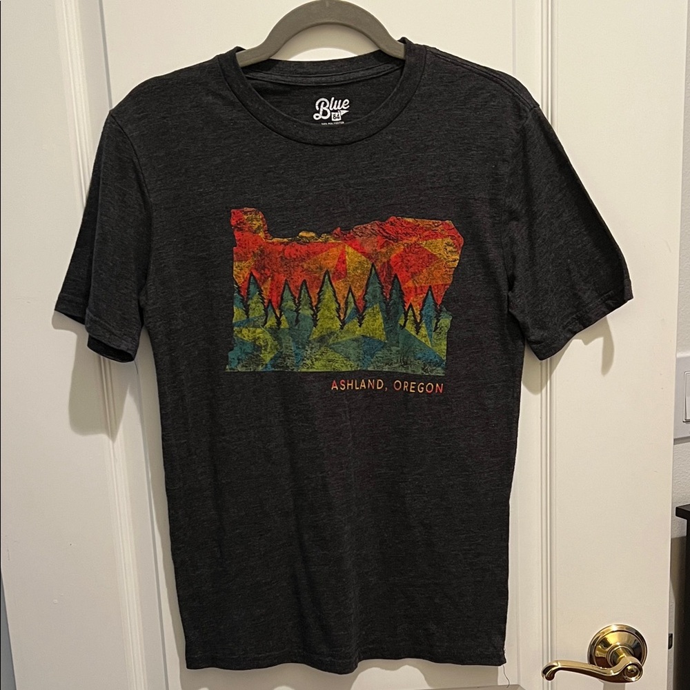 Blue 84 Men's Charcoal Oregon Graphic Tee